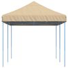 vidaXL Party Tent Folding Beige 292 x 580 x 315 cm Oxford Fabric