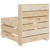 vidaXL Garden Pallet Sofa Wood