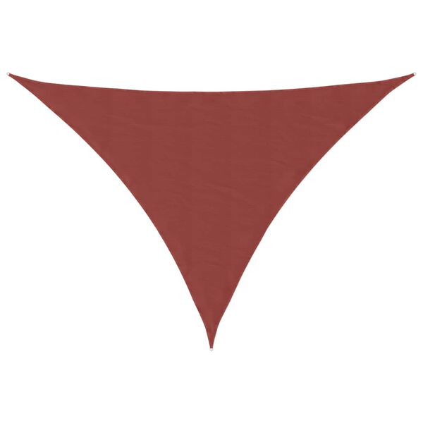 vidaXL Sunshade Sail Oxford Fabric Triangular 3x4x5 m Terracotta