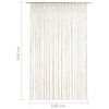 vidaXL Macrame Curtain 140x240 cm Cotton