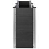 vidaXL Garden Raised Bed 200x50x91 cm WPC Grey
