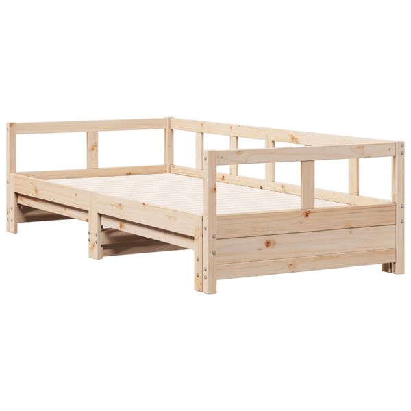 vidaXL Daybed without Mattress 90x190 cm Solid Wood Pine