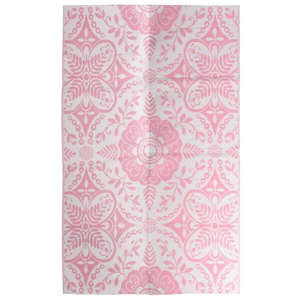 vidaXL Outdoor Carpet ARAKIL Pink 190x290 cm PP