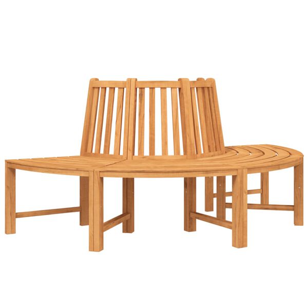 vidaXL Tree Bench Half Round &Oslash;201 cm Solid Wood Teak