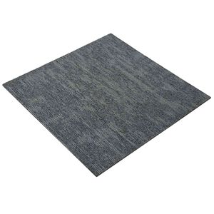 vidaXL Carpet Tile Sky Grey 50 x 50 cm 20 pcs PP and Bitumen