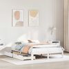 vidaXL Bed Frame with Drawers without Mattress White 120x200 cm