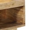 vidaXL Bedside Cabinet 50x27x50 cm Solid Rough Wood Mango