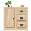 vidaXL Sideboard Sonoma Oak 70x35.5x67.5 cm Engineered Wood
