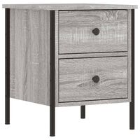 vidaXL Bedside Cabinet Grey Sonoma 40x42x50 cm Engineered Wood