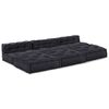 vidaXL Modular Sofa 4 pcs Anthracite Fabric