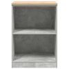 vidaXL Garage Storage Cabinet Concrete Grey 60x51x85 cm Solid Wood Pine