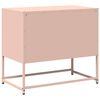 vidaXL TV Cabinet Pink 68x39x60.5 cm Steel