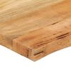 vidaXL Table Top 90x60x3.8 cm Live Edge Solid Wood Mango