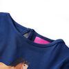 Kids' T-shirt with Long Sleeves Navy Blue 140