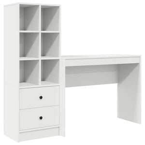 vidaXL Desk White 145.5 x 40 x 127 cm 2 pcs