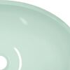 vidaXL Basin Glass 50x37x14 cm White