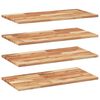 vidaXL Floating Shelves 4 pcs 100x40x2 cm Oil Finished Solid Wood Acacia
