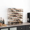 vidaXL Wine Rack for 42 Bottles Solid Pinewood