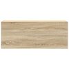 vidaXL Bathroom Wall Cabinet Sonoma Oak 100x25x40 cm Engineered Wood