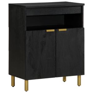 vidaXL Sideboard Black 60x33x75 cm Engineered Wood