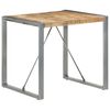 vidaXL Dining Table 80x80x75 cm Rough Mango Wood