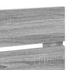 vidaXL Headboard Grey Sonoma 75 cm Engineered Wood
