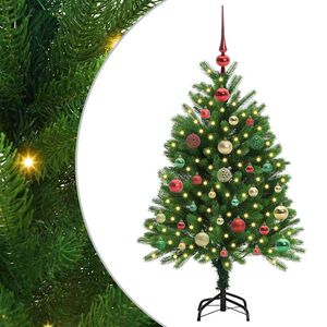 vidaXL Christmas Tree with 150 LEDs with Stand Green 120 cm PE