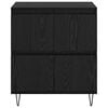 vidaXL Sideboard Black Oak 60 x 35 x 70 cm