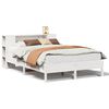 vidaXL Bookcase Bed without Mattress White 120x200 cm Solid Wood Pine