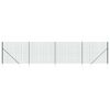 vidaXL Wire Mesh Fence with Spike Anchors Green 1.8x10 m