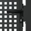 vidaXL Garden Gate Anthracite 100x150 cm Steel