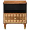 vidaXL Bedside Cabinet 40x33x46 cm Solid Wood Mango