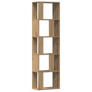 vidaXL Book Cabinet Artisan Oak 45x24x159 cm Engineered Wood