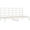 vidaXL Day Bed without Mattress White 90x200 cm Solid Wood Pine