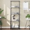 vidaXL Bookshelf Grey Sonoma 50x33x153 cm Engineered Wood