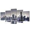 vidaXL Canvas Painting | Monochrome | Canvas, Wood | Medium