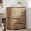 vidaXL Storage Cabinets 2 pcs Artisan Oak 80 x 48 x 105 cm