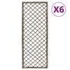vidaXL Garden Trellises 6 pcs 30x120 cm Willow
