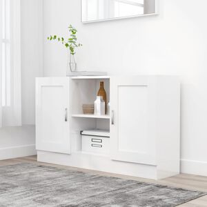 vidaXL Sideboard White 120x30,5x70 cm Engineered Wood