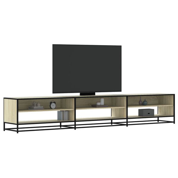 vidaXL TV Cabinet Sonoma Oak 270x40x46 cm Engineered Wood