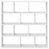 vidaXL Wall Cube Shelf 12 Compartments White Engineered Wood