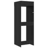 vidaXL Wash Machine Cabinet with Storage Black Oak 67.5 x 68 x 200 cm