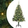 vidaXL Christmas Tree with 300 LEDs with Stand Green 180 cm PVC