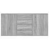 vidaXL Sideboards 3 pcs Grey Sonoma 60x31x84 cm Engineered Wood