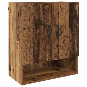 vidaXL Wall-Mounted Cabinet Old Wood 60 x 31 x 70 cm Engineered Wood