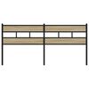 vidaXL Replace Headboard Sonoma Oak 200 cm Iron and Engineered Wood