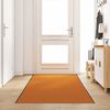 vidaXL Doormat Other Orange and Black 120 x 400 cm Polyamide and PVC