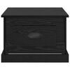 vidaXL Coffee Table Black Oak 50 x 50 x 35 cm Engineered Wood