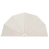 vidaXL Collapsible Terrace Side Awning Cream 160 cm
