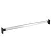 vidaXL Telescopic Wardrobe Rail | Set of 2 | Silver | Aluminium, plastic